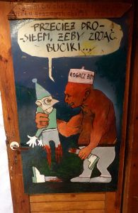 Na chatě je nutné se přezout!