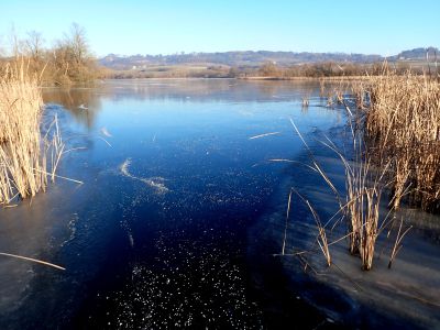 Romantika Podhradského rybníka.