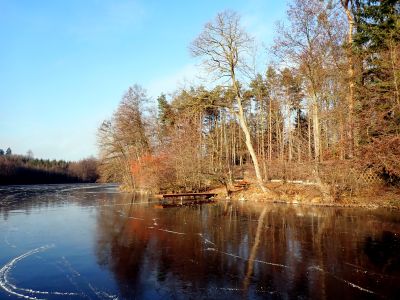 Se sluníčkem je bruslení příjemnější.