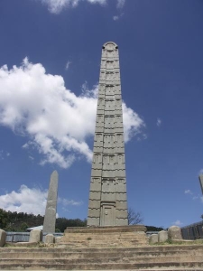 Největši stojící obelisk v Aksumu
