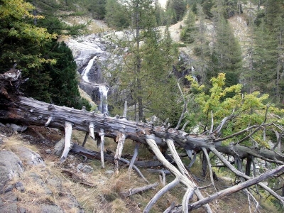Vodopády v údolí Boreon
