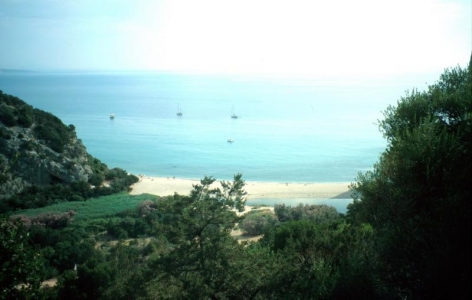 pohled na Cala di Luna
