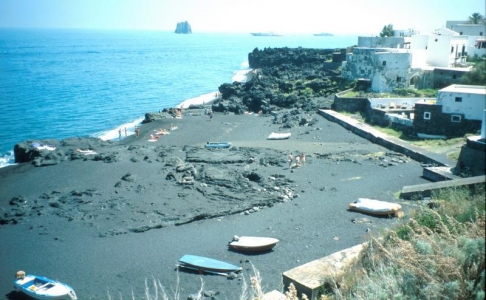 Stromboli - pláž