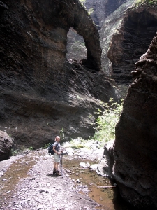 Tenerife - údolí Masca - kamenná brána
