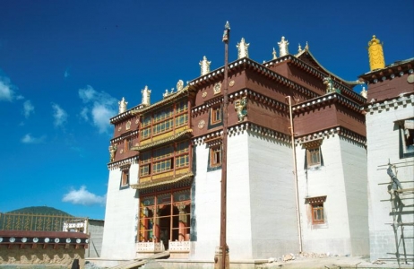 Klášter Sungtseling u města Zhongdian (Gyeltang)