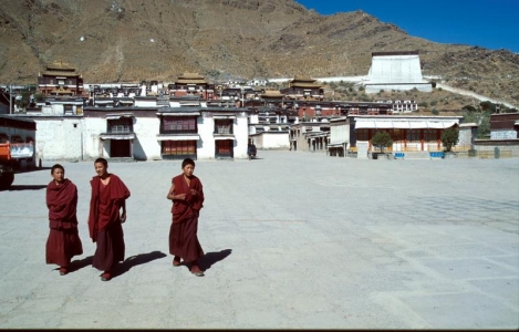 Klášter Tashilhunpo v Shigatse