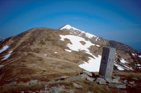 Hoverla - bývalá hranice Československa