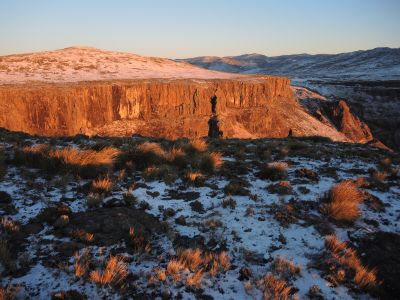 Sani Pass po východu slunce