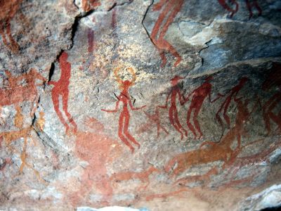 Nádherné malby v Painters Cave