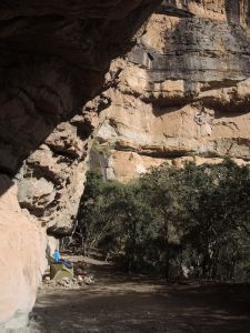 Whytes Cave - vynikající místo pro přečkání horšího počasí