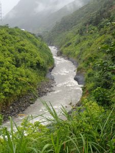 Údolí Rio Pastaza pod Baños
