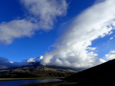 Mraky bojují s Cotopaxi