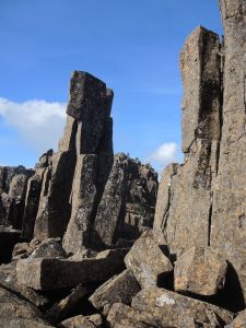 Doleritové sloupy na Craddle Mountain