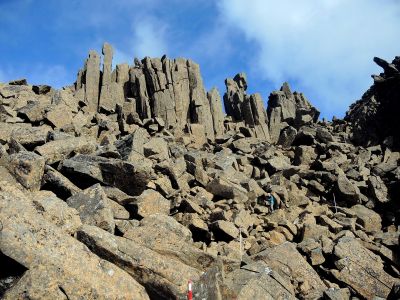 Výstup na Craddle Mountain neuvěřitelnou změtí kamení 