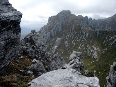 Divoký hřeben Western Arthur Range