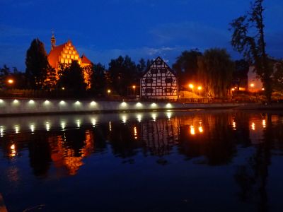 Noční Bydgoszcz