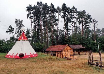 Żukowo - táboříme vedle teepee