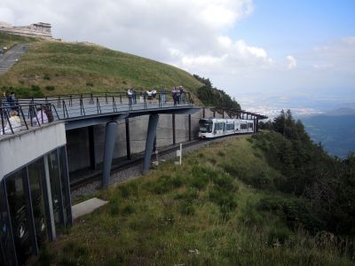 Horní stanice železnice na Puy de Dôme