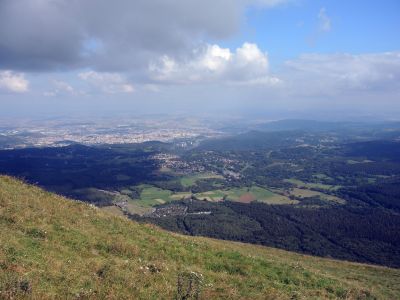 Pohled na Clermond-Ferrand