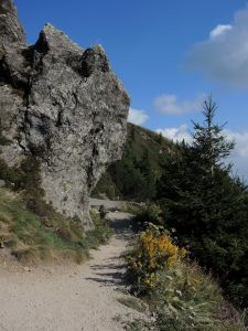Skalní věže na Puy de Dôme