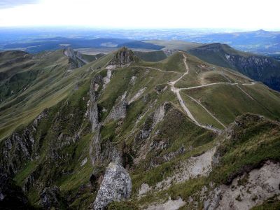Pohled z Puy de Sancy na sever