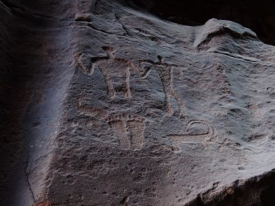 Petroglyfy v poušti