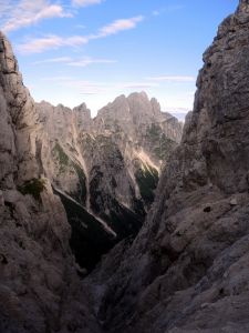 Montaž z Forcella Mosè