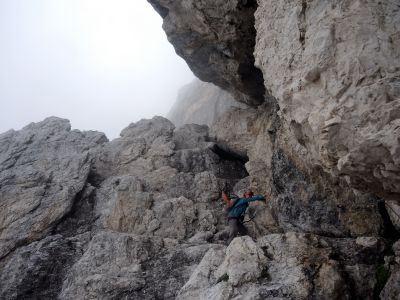 Sestup normálkou