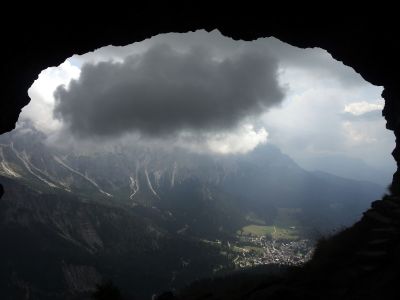 Pohled ze štol na San Martino