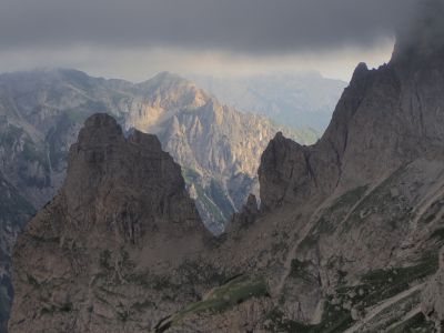 Pohled od Bivacco Minazio