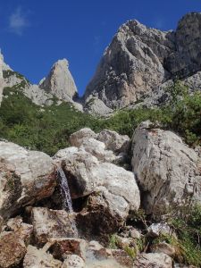 Sestup k Lago del Predil