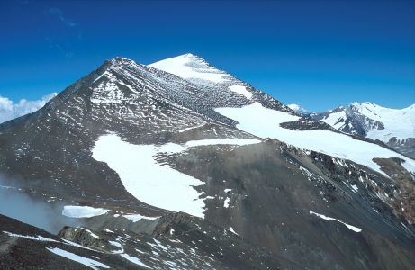 Cerro El Plata z výstupu na Cerro Vallecitos