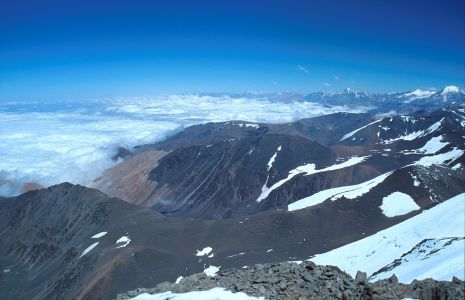 Na vrchole Cerro El Plata