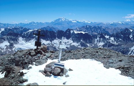 Na vrchole Cerro El Plata
