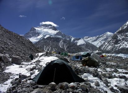 Nádherné mraky nad Cho Oyu