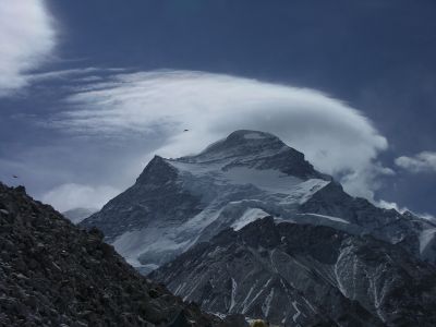 Nádherné mraky nad Cho Oyu