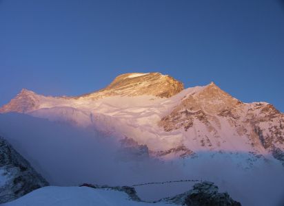 Západ slunce na Cho Oyu