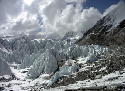 Momentky na ledovci pod Cho Oyu