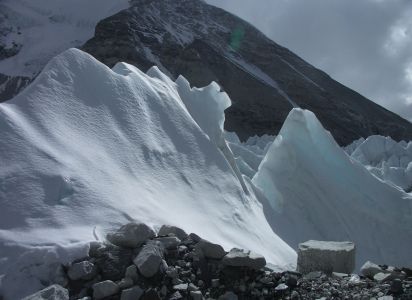 Momentky na ledovci pod Cho Oyu