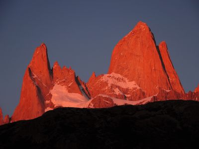 Fitz Roy v úžasném ranním světle